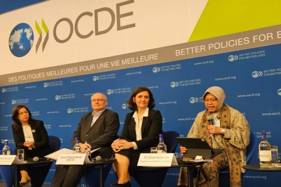 Mensos Risma Paparkan Pengalaman Indonesia Tangani Bencana di Forum OECD